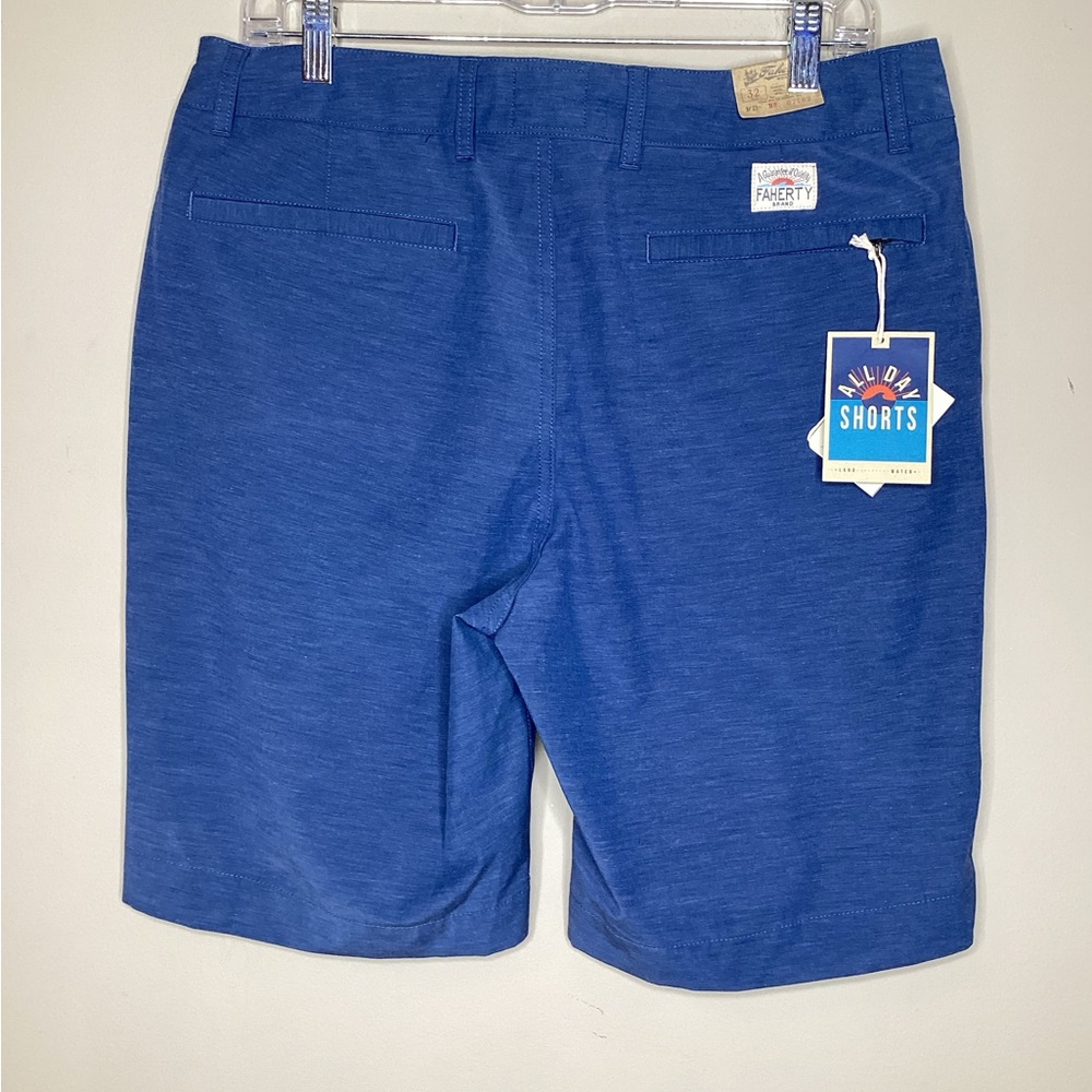 Faherty Men's All Day Shorts,  Navy, Size 32, 9 Inch Inseam, NWT